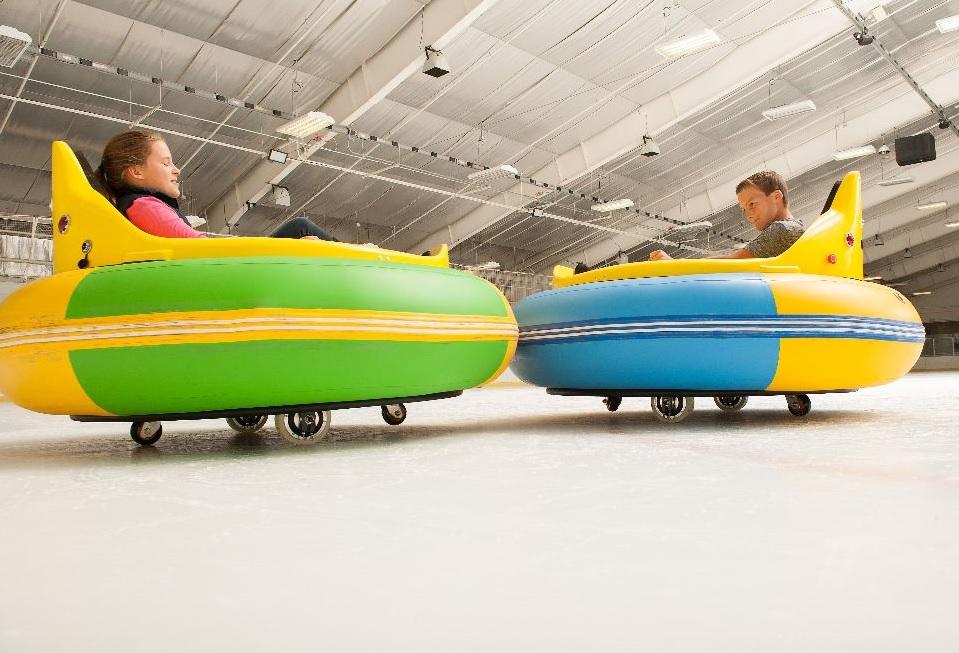 Ice Bumper Cars at Sprinker Recreation Center Seattle Area